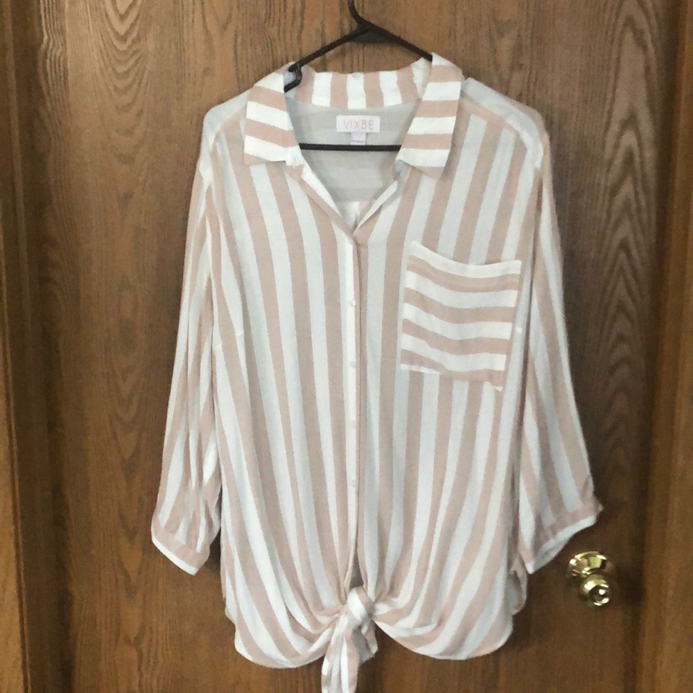 VIXBE striped blouse